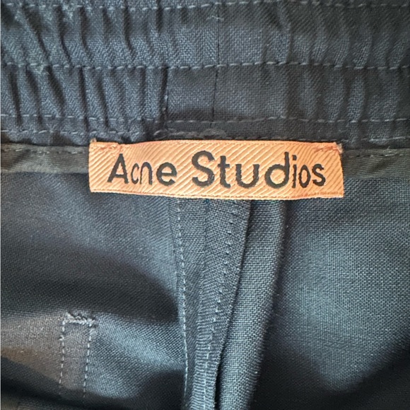 Acne Studios. Navy trousers. Size 48. - Picture 3 of 5